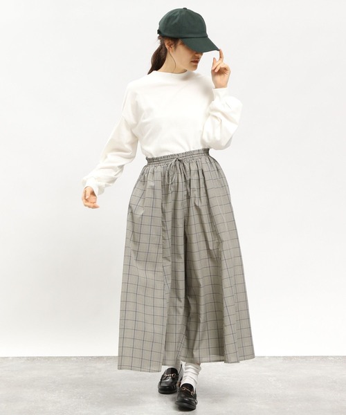 GLOBAL WORK Smile Seed Store（グローバルワーク スマイルシードストア）の「コットン袖ボリュームTシャツ長袖/984084（Tシャツ/カットソー・レディース・オフホワイト/グレー系その他/ブラック/ピンク・SMALL/LARGE/MEDIUM/X-LARGE）」の13枚目の写真