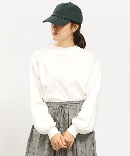 GLOBAL WORK Smile Seed Store（グローバルワーク スマイルシードストア）の「コットン袖ボリュームTシャツ長袖/984084（Tシャツ/カットソー・レディース・オフホワイト/グレー系その他/ブラック/ピンク・SMALL/LARGE/MEDIUM/X-LARGE）」の11枚目の写真