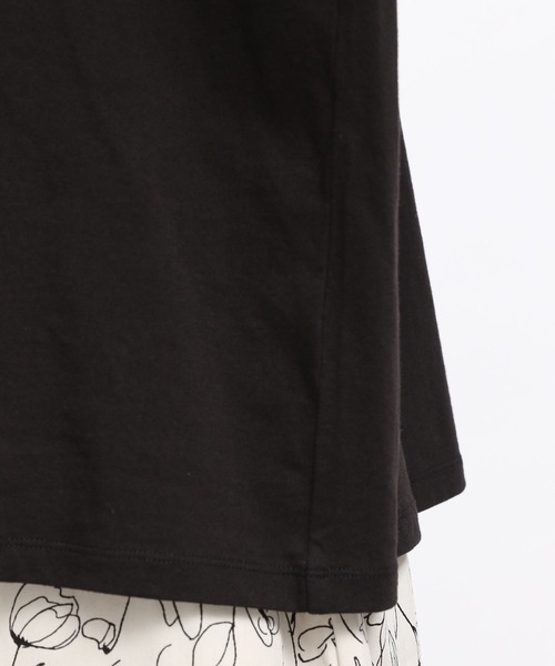 GLOBAL WORK Smile Seed Store（グローバルワーク スマイルシードストア）の「コットン袖ボリュームTシャツ長袖/984084（Tシャツ/カットソー・レディース・オフホワイト/グレー系その他/ブラック/ピンク・SMALL/LARGE/MEDIUM/X-LARGE）」の19枚目の写真