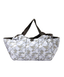 SPICE OF LIFE | 軽くて大容量のリバーシブルキルトバッグ ターコイズ/パープル/カモフラ(トートバッグ)