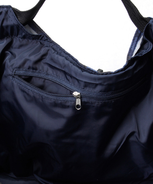 SPICE OF LIFE（スパイス オブ ライフ）の「軽くて大容量のリバーシブルキルトバッグ ターコイズ/パープル/カモフラ（トートバッグ・レディース・ホワイト系/ネイビー系/ターコイズブルー系/パープル系・ONE SIZE）」の7枚目の写真