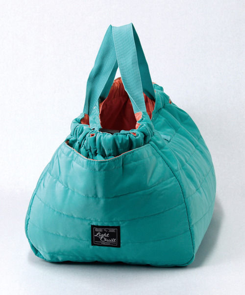 SPICE OF LIFE（スパイス オブ ライフ）の「軽くて大容量のリバーシブルキルトバッグ ターコイズ/パープル/カモフラ（トートバッグ・レディース・ホワイト系/ネイビー系/ターコイズブルー系/パープル系・ONE SIZE）」の18枚目の写真