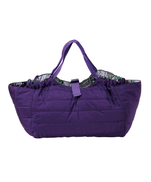 SPICE OF LIFE（スパイス オブ ライフ）の「軽くて大容量のリバーシブルキルトバッグ ターコイズ/パープル/カモフラ（トートバッグ・レディース・ホワイト系/ネイビー系/ターコイズブルー系/パープル系・ONE SIZE）」の22枚目の写真