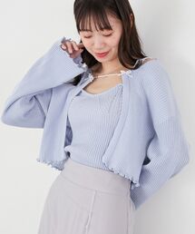 MAJESTIC LEGON | キャミセットパールリボンカーデ(その他トップス)