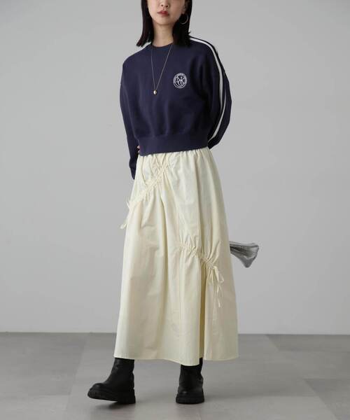 FREE'S MART(フリーズマート)の「ランダムシャーリングドロストスカート(スカート・レディース・ブラック/ベージュ/ホワイト・SMALL/MEDIUM)」の11枚目の写真