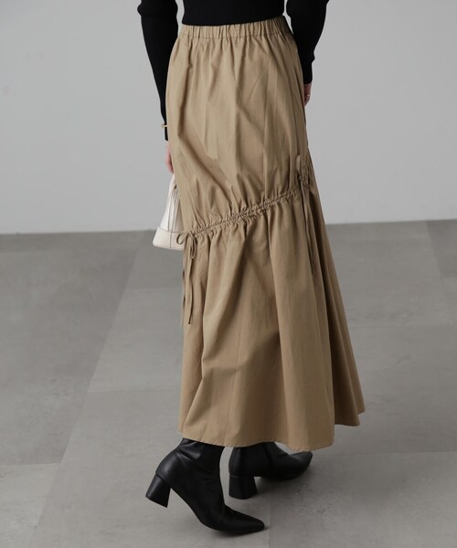 FREE'S MART(フリーズマート)の「ランダムシャーリングドロストスカート(スカート・レディース・ブラック/ベージュ/ホワイト・SMALL/MEDIUM)」の20枚目の写真