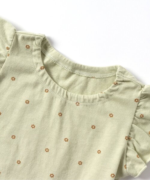 p.premier(ピードットプルミエ)の「【2Pセット】パフスリーブよく伸びるボディースーツ(パッケージ)(ロンパース・キッズ・クリーム/オフホワイト・60/70/80)」の14枚目の写真