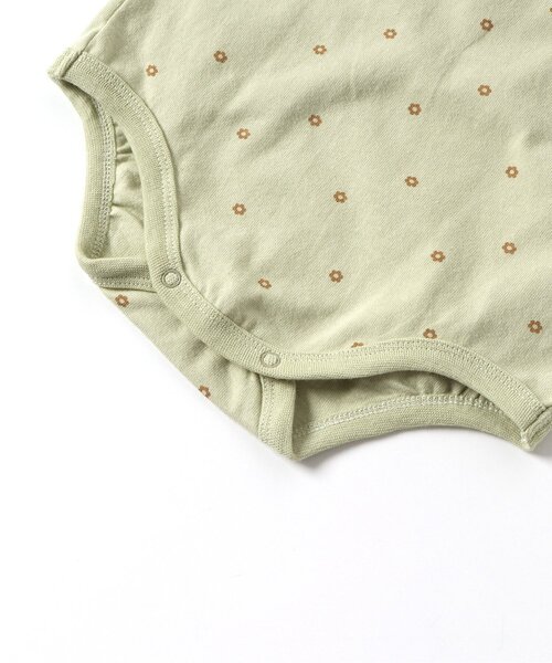 p.premier(ピードットプルミエ)の「【2Pセット】パフスリーブよく伸びるボディースーツ(パッケージ)(ロンパース・キッズ・クリーム/オフホワイト・60/70/80)」の16枚目の写真