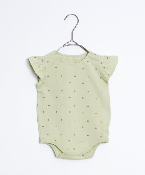 p.premier(ピードットプルミエ)の「【2Pセット】パフスリーブよく伸びるボディースーツ(パッケージ)(ロンパース・キッズ・クリーム/オフホワイト・60/70/80)」の21枚目の写真