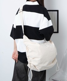 WEGO | WEGO/サイドドロストキャンバスショルダー(ショルダーバッグ)