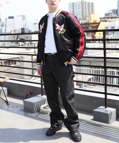 HOUSTON（ヒューストン）の「HOUSTON レーヨンスカジャン(EAGLE