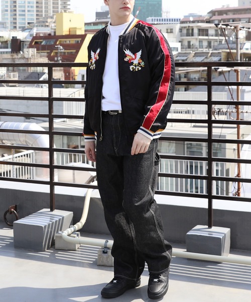 HOUSTON（ヒューストン）の「HOUSTON レーヨンスカジャン(EAGLE