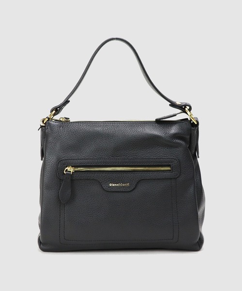 BASE（ベース）の「【Gianni Conti】本革 イタリア製 2WAY ショルダーバッグ（ショルダーバッグ・レディース・ブラック/キャメル/レッド・FREE）」の14枚目の写真