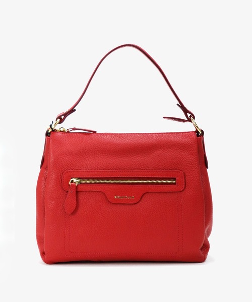 BASE（ベース）の「【Gianni Conti】本革 イタリア製 2WAY ショルダーバッグ（ショルダーバッグ・レディース・ブラック/キャメル/レッド・FREE）」の21枚目の写真