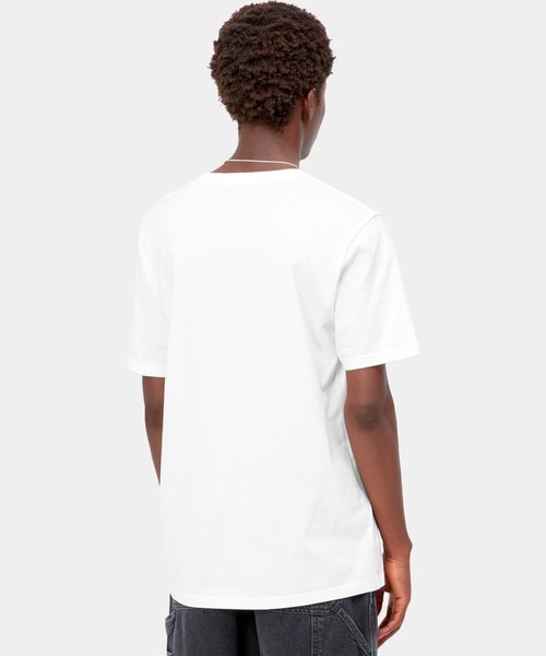 Carhartt WIP(カーハートダブリューアイピー)の「Carhartt WIP/カーハートダブリューアイピー S/S POCKET T-SHIRT 半袖Tシャツ ポケット I030434(Tシャツ/カットソー・メンズ・ブラック/グレイッシュブルー/ホワイト/ライトカーキ・M/L/XL)」の6枚目の写真