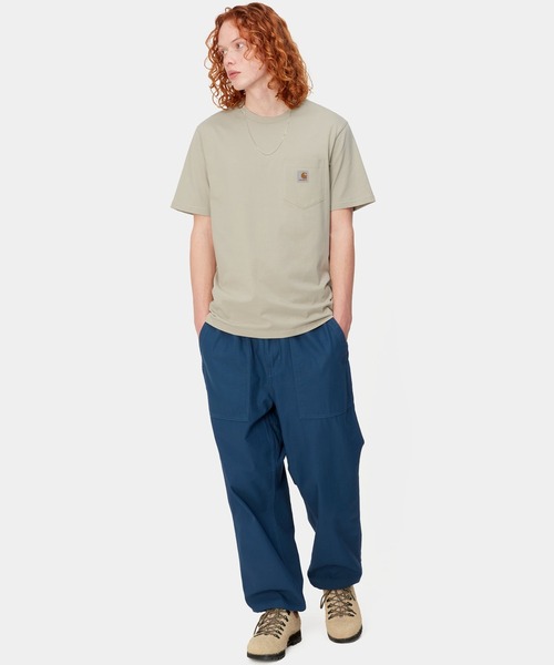 Carhartt WIP(カーハートダブリューアイピー)の「Carhartt WIP/カーハートダブリューアイピー S/S POCKET T-SHIRT 半袖Tシャツ ポケット I030434(Tシャツ/カットソー・メンズ・ブラック/グレイッシュブルー/ホワイト/ライトカーキ・M/L/XL)」の17枚目の写真