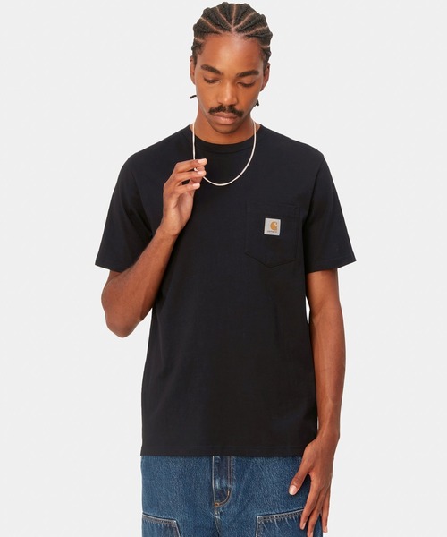 Carhartt WIP(カーハートダブリューアイピー)の「Carhartt WIP/カーハートダブリューアイピー S/S POCKET T-SHIRT 半袖Tシャツ ポケット I030434(Tシャツ/カットソー・メンズ・ブラック/グレイッシュブルー/ホワイト/ライトカーキ・M/L/XL)」の10枚目の写真