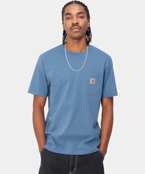 Carhartt WIP(カーハートダブリューアイピー)の「Carhartt WIP/カーハートダブリューアイピー S/S POCKET T-SHIRT 半袖Tシャツ ポケット I030434(Tシャツ/カットソー・メンズ・ブラック/グレイッシュブルー/ホワイト/ライトカーキ・M/L/XL)」の20枚目の写真