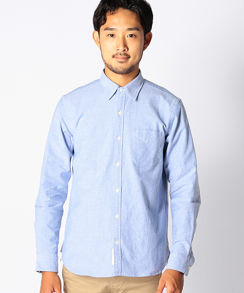 BEAMS（ビームス）の「BEAMS / ストレッチ オックス ミニ襟 シャツ:（シャツ/ブラウス・メンズ・ホワイト/ブルー・SMALL/X-LARGE/MEDIUM/LARGE）」の11枚目の写真