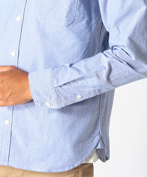 BEAMS（ビームス）の「BEAMS / ストレッチ オックス ミニ襟 シャツ:（シャツ/ブラウス・メンズ・ホワイト/ブルー・SMALL/X-LARGE/MEDIUM/LARGE）」の15枚目の写真