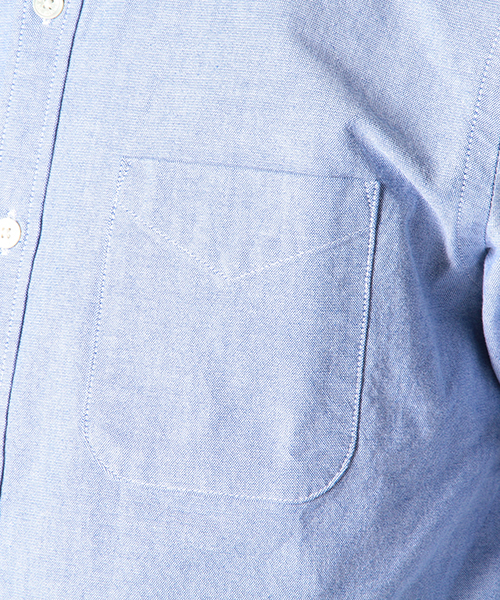 BEAMS（ビームス）の「BEAMS / ストレッチ オックス ミニ襟 シャツ:（シャツ/ブラウス・メンズ・ホワイト/ブルー・SMALL/X-LARGE/MEDIUM/LARGE）」の8枚目の写真