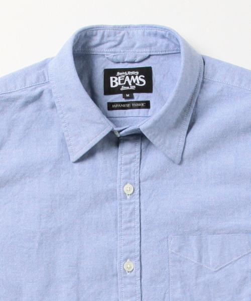 BEAMS（ビームス）の「BEAMS / ストレッチ オックス ミニ襟 シャツ:（シャツ/ブラウス・メンズ・ホワイト/ブルー・SMALL/X-LARGE/MEDIUM/LARGE）」の18枚目の写真