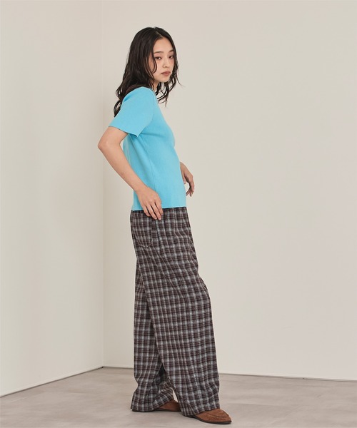 miette(ミエット)の「涙開きポロトップス(ポロシャツ・レディース・ライトブルー/ブラック/グリーン系その他・FREE)」の15枚目の写真