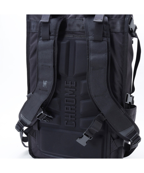 CHROME（クローム）の「［ CHROME / クローム ］BARRAGE 34L PACK BK_BLACK / バラージ 34L パック ブラック 完全防水 34L-38L バックパック（バックパック/リュック・メンズ・ブラック・SMALL/FREE）」の7枚目の写真