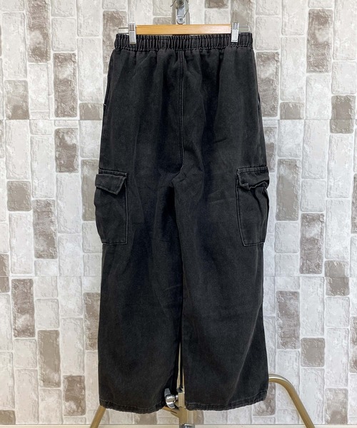 TopIsm（トップイズム）の「【2024】デニムカーゴパンツ（カーゴパンツ・メンズ・ブラック/ブルー・L/M）」の7枚目の写真