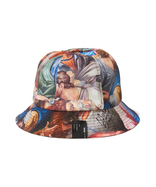 MSML（エムエスエムエル）の「ART GRAPHIC HAT / アートグラフィック ハット（ハット・メンズ・ブラック/グリーン・ONE SIZE）」の3枚目の写真