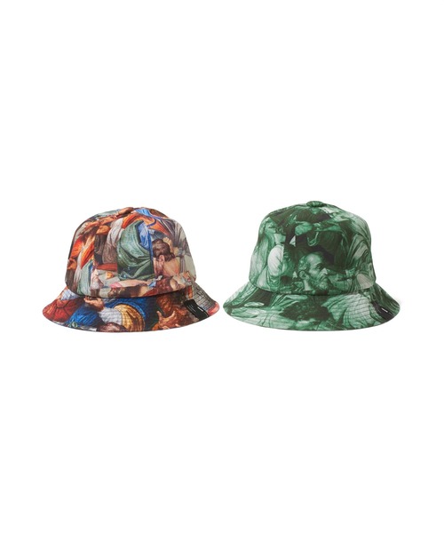 MSML（エムエスエムエル）の「ART GRAPHIC HAT / アートグラフィック ハット（ハット・メンズ・ブラック/グリーン・ONE SIZE）」の4枚目の写真