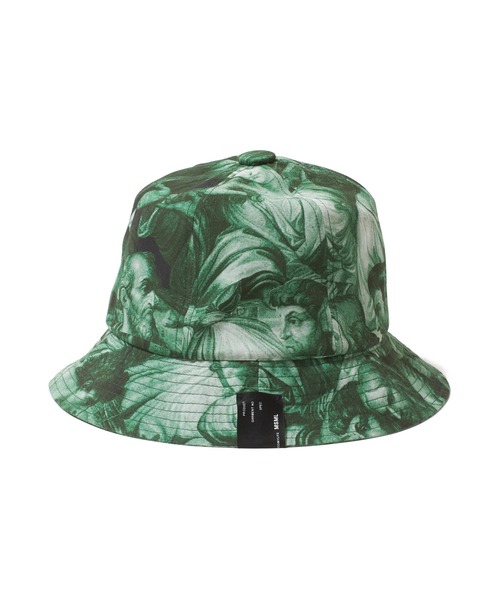 MSML（エムエスエムエル）の「ART GRAPHIC HAT / アートグラフィック ハット（ハット・メンズ・ブラック/グリーン・ONE SIZE）」の6枚目の写真