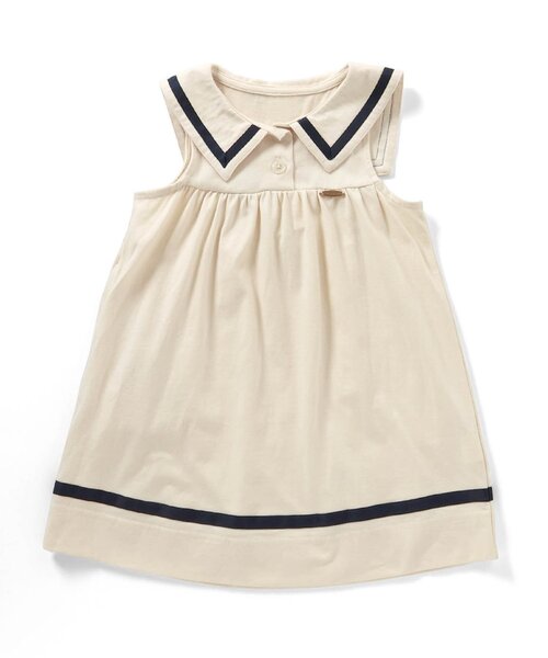 apres les cours（アプレレクール）の「セーラーカラーワンピース（ワンピース・キッズ・アイボリー/ピンク/ネイビー・80/90/100/110/120/130/140）」の11枚目の写真