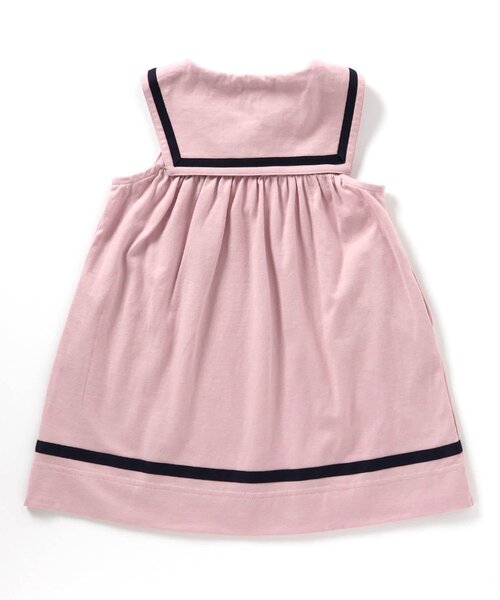 apres les cours（アプレレクール）の「セーラーカラーワンピース（ワンピース・キッズ・アイボリー/ピンク/ネイビー・80/90/100/110/120/130/140）」の20枚目の写真