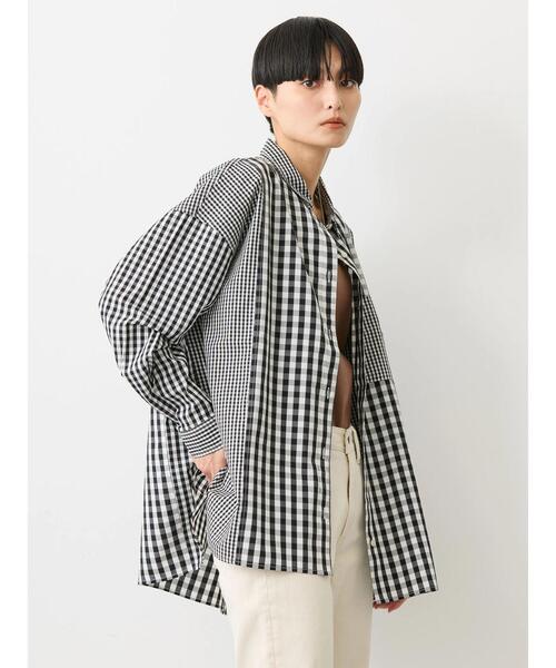 AMERICAN HOLIC(アメリカンホリック)の「切替マルチBIGシャツ(シャツ/ブラウス・レディース・ストライプ/その他5・M/L)」の9枚目の写真