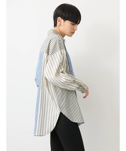 AMERICAN HOLIC(アメリカンホリック)の「切替マルチBIGシャツ(シャツ/ブラウス・レディース・ストライプ/その他5・M/L)」の11枚目の写真