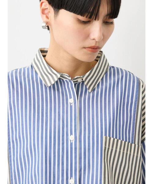 AMERICAN HOLIC(アメリカンホリック)の「切替マルチBIGシャツ(シャツ/ブラウス・レディース・ストライプ/その他5・M/L)」の14枚目の写真