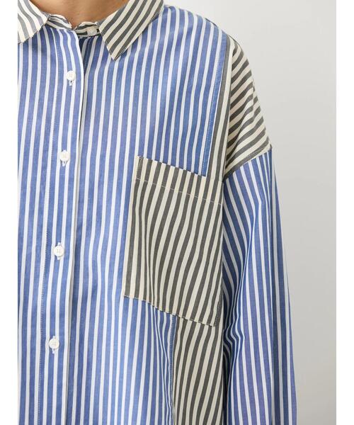AMERICAN HOLIC(アメリカンホリック)の「切替マルチBIGシャツ(シャツ/ブラウス・レディース・ストライプ/その他5・M/L)」の15枚目の写真