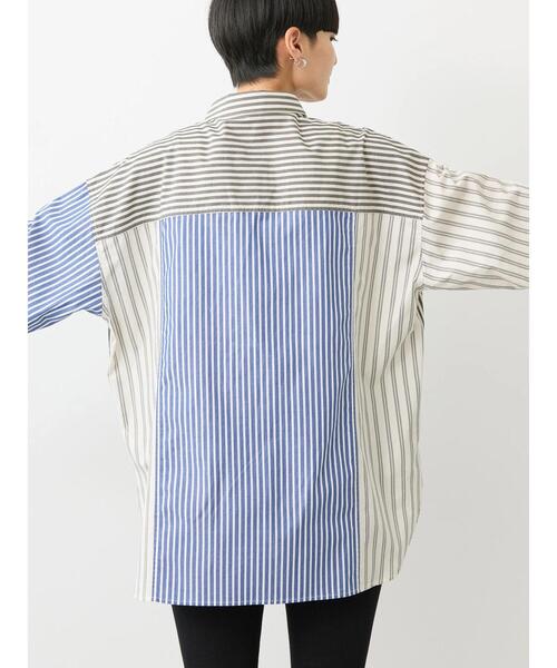 AMERICAN HOLIC(アメリカンホリック)の「切替マルチBIGシャツ(シャツ/ブラウス・レディース・ストライプ/その他5・M/L)」の17枚目の写真