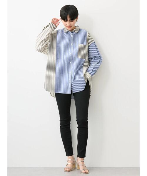 AMERICAN HOLIC(アメリカンホリック)の「切替マルチBIGシャツ(シャツ/ブラウス・レディース・ストライプ/その他5・M/L)」の20枚目の写真