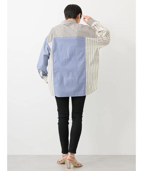 AMERICAN HOLIC(アメリカンホリック)の「切替マルチBIGシャツ(シャツ/ブラウス・レディース・ストライプ/その他5・M/L)」の21枚目の写真