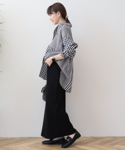 AMERICAN HOLIC(アメリカンホリック)の「切替マルチBIGシャツ(シャツ/ブラウス・レディース・ストライプ/その他5・M/L)」の4枚目の写真