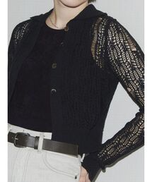 VEQUM カーディガン 「VEQUM」CREW NECK FLUFFY CD レディース
