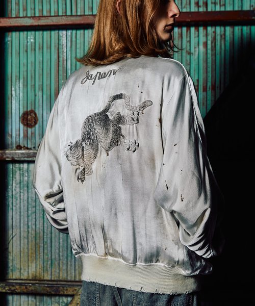 【美品】ダイリク スカジャン L セール】【DAIRIKU / ダイリク】Reversible Ska Jumper