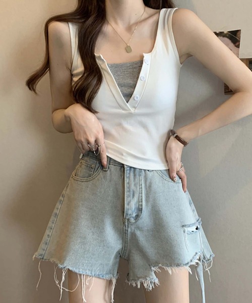 希少✩.*˚JULIUS 2010 タンクトップ ピンクベージュ TANK TOP – JULIUS TOKYO STORE