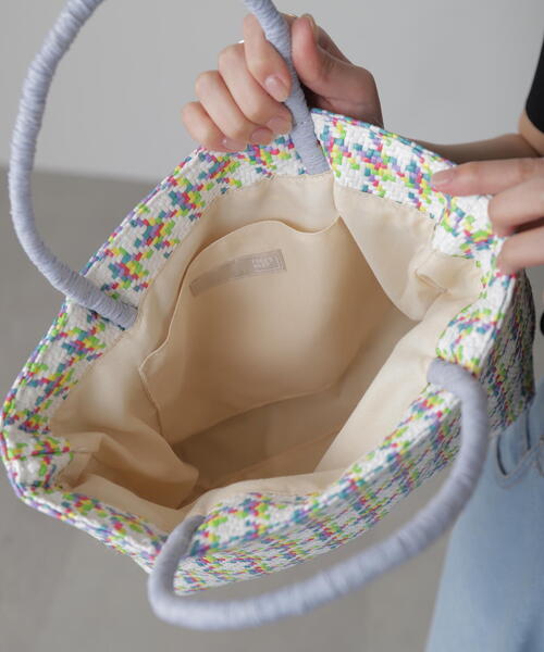 FREE'S MART（フリーズマート）の「◆サマートート（トートバッグ・レディース・ホワイト系その他/ベージュ系その他・ﾌﾘ-）」の10枚目の写真