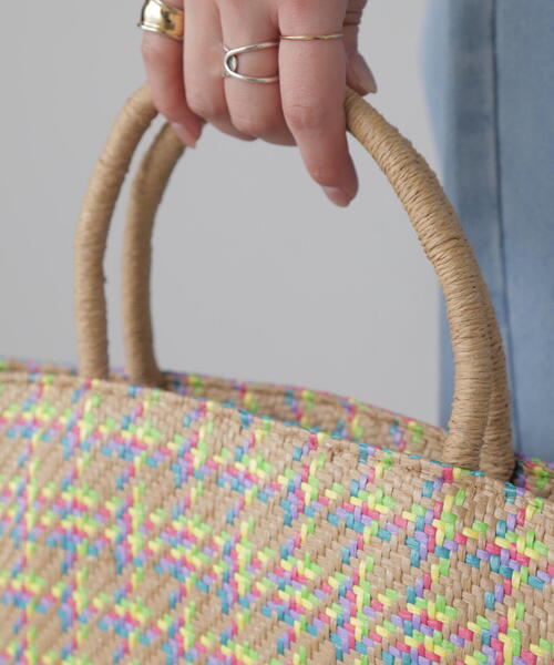 FREE'S MART（フリーズマート）の「◆サマートート（トートバッグ・レディース・ホワイト系その他/ベージュ系その他・ﾌﾘ-）」の5枚目の写真