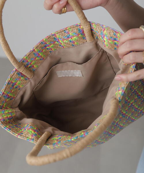 FREE'S MART（フリーズマート）の「◆サマートート（トートバッグ・レディース・ホワイト系その他/ベージュ系その他・ﾌﾘ-）」の6枚目の写真