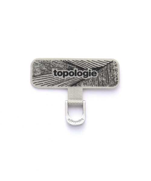 Topologie(トポロジー)の「Topologie/トポロジー Phone Strap Adapter D-ringフォンストラップ・アダプターディーリング(スマホグッズ・メンズ・ブラック/グレー・F)」の2枚目の写真