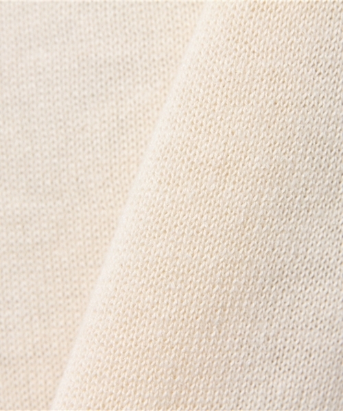 Kastane（カスタネ）の「衿ロールロングニット（ニット/セーター・レディース・チャコールグレー/アイボリー/グリーン/レッド・FREE）」の5枚目の写真